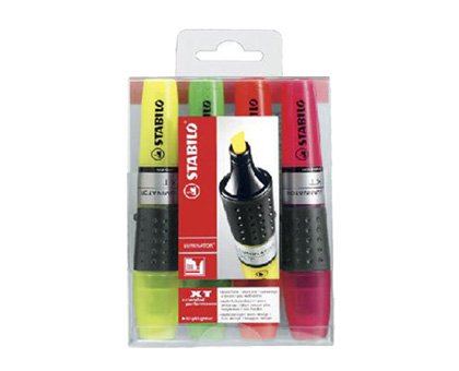 SET 4 TEXTMARKERE STABILO LUMINATOR, 2-5 mm