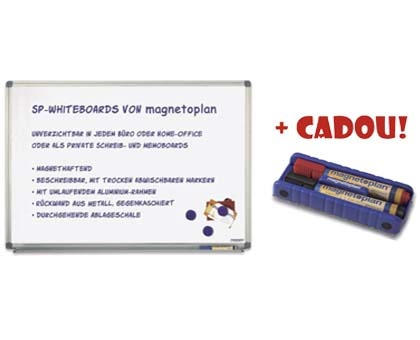 TABLA MAGNETICA MAGNETOPLAN 150x100 cm + CADOU!!! (Burete magnetic + 2 markere)