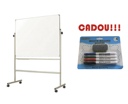 TABLA MAGNETICA SMART PE STAND MOBIL 90X120 cm (calitate Premium 3 ani garantie)+CADOU! (Set 4 markere+burete)