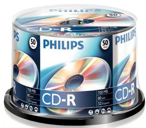 CD-R 700MB-80min ( 50 buc. Spindle, 52x) PHILIPS