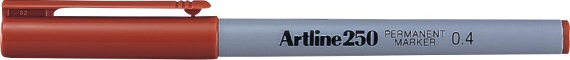 Permanent marker ARTLINE 250, corp plastic, varf rotund 0.4mm - maro
