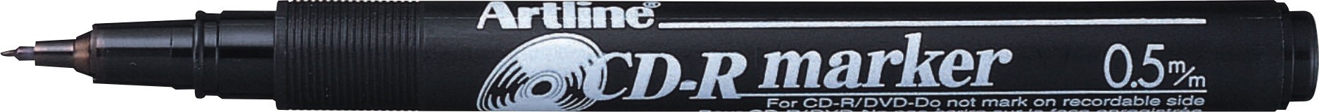CD/DVD-marker ARTLINE 883, corp plastic, varf rotund 0.5mm - negru