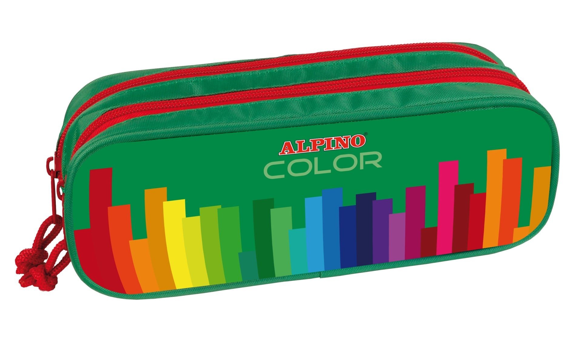 Penar rectangular dublu cu 2 fermoare, ALPINO Color