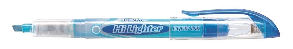 Textmarker cu cerneala PENAC Liqliner, varf 1-4 mm - albastru