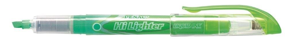 Textmarker cu cerneala PENAC Liqliner, varf 1-4 mm - verde
