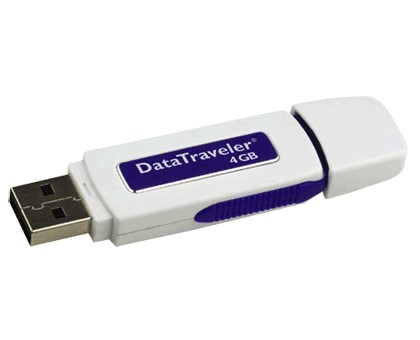 KINGSTON FLASH DRIVE USB 2.0, 4 GB