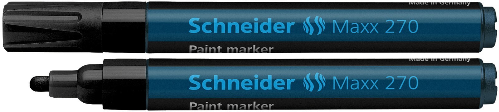 Marker cu vopsea SCHNEIDER Maxx 270, varf rotund 1-3mm - negru