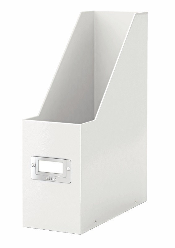 Suport vertical pentru cataloage, LEITZ Click & Store, carton laminat - alb