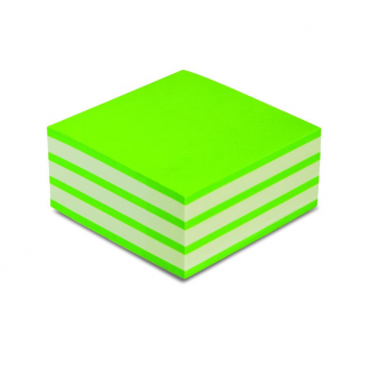 Notes adeziv 50x50mm alb/verde Neon 250 File Noki