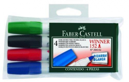 Marker Whiteboard Set 4 Winner 152 Faber-Castell