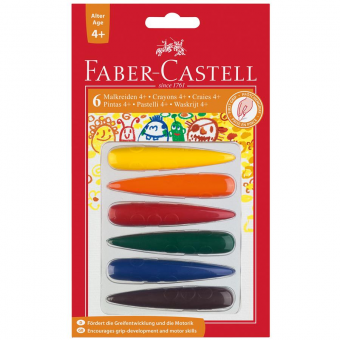 Creioane Cerate Degete set 6 Faber-Castell