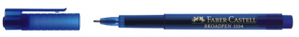 Liner 0.8 mm Albastru Broadpen 1554 Faber-Castell