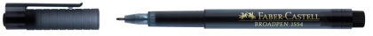 Liner 0.8 mm Negru Broadpen 1554 Faber-Castell