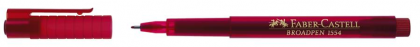 Liner 0.8 mm Rosu Broadpen 1554 Faber-Castell