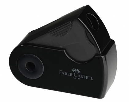 Ascutitoare Plastic Simpla Sleeve-Mini Neagra Faber-Castell