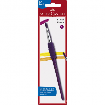 Pensula Soft Touch NR.6 Violet Varf Rotund Faber-Castell