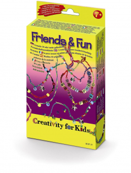 Set Creativity Bratari Si Coliere Friends&Fun Faber-Castell