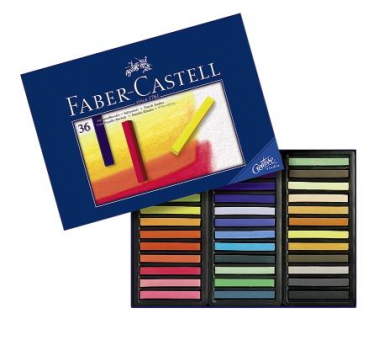 Cutie Creioane Pastel Soft 36 Culori Faber-Castell