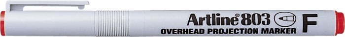 OHP Non-Permanent marker ARTLINE 803, varf fin - 0.5mm - rosu