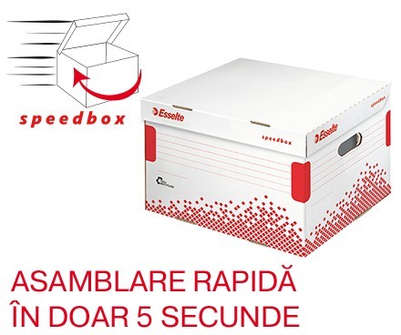 Container de arhivare ESSELTE Speedbox cu capac L