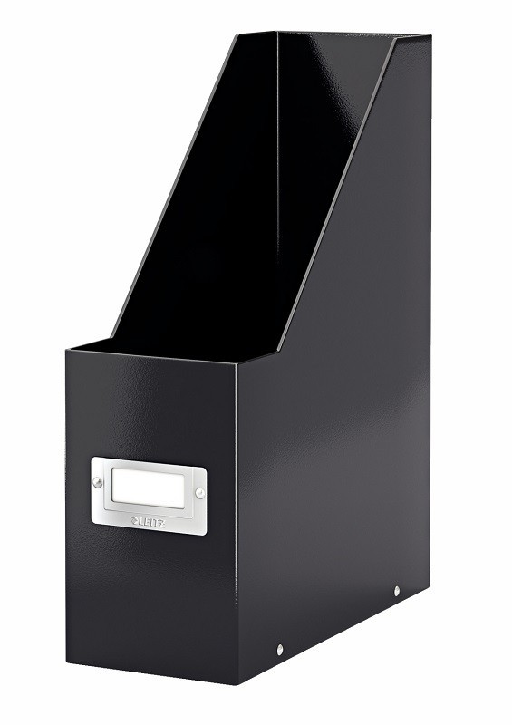 Suport vertical pentru cataloage, LEITZ Click & Store, carton laminat - negru