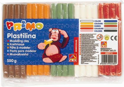 Plastilina Morocolor, 10 culori, 55 g/culoare