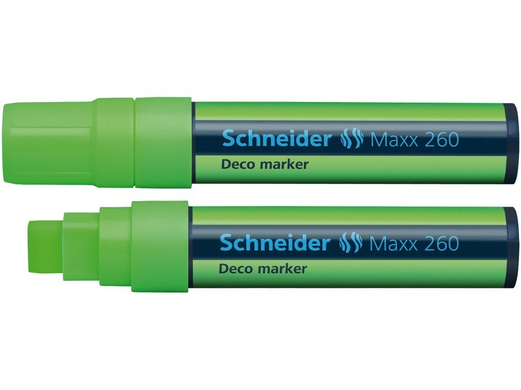 DECO MARKER SCHNEIDER MAXX 260 (creta lichita), varf tesit 2-15 mm