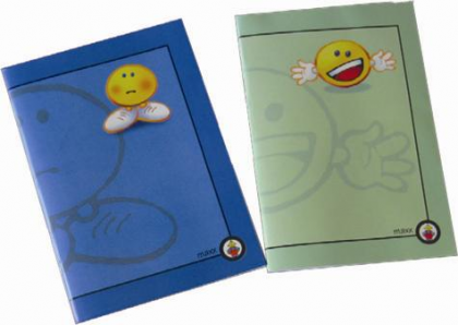 Caiet capsat Maxx Smiley, 145 x 203 mm, 80 file, matematica