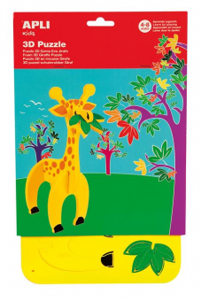 Puzzle 3D, girafa