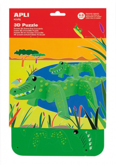 Puzzle 3D, crocodil