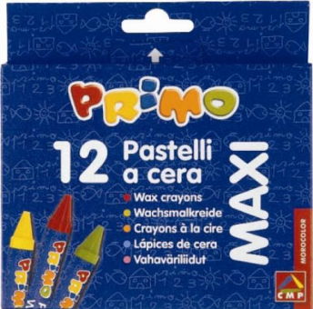 Creioane cerate Morocolor Maxi, 12 culori/cutie