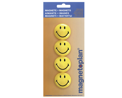 MAGNETI SMILIES ? 20 mm, 8 buc/blister 16671, MAGNETOPLAN