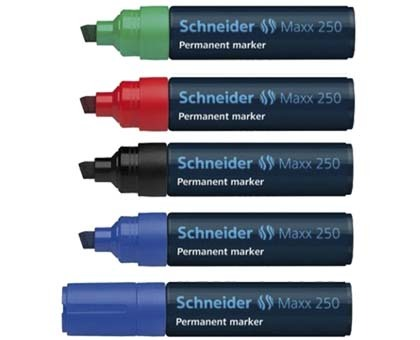 MARKER PERMANENT SCHNEIDER MAXX 250, varf tesit 2-7 mm
