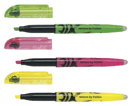 TEXTMARKER PILOT FRIXION CU RADIERA