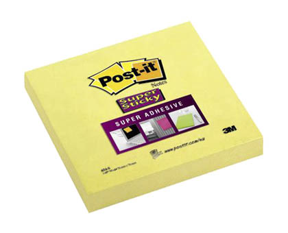 NOTES AUTOADEZIV POST-IT SUPER STICKY 76x76 mm, galben narcisa