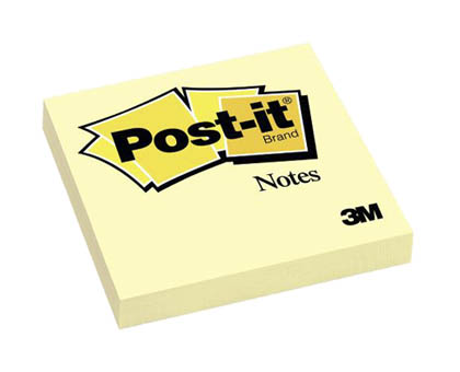 NOTES AUTOADEZIV POST-IT 76x76 mm, galben pastel