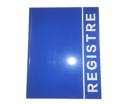 REGISTRU LUX A4, 80 file (coperta carton plastifiat)