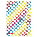 MAPA PP A4 EOTG EXPANDABILA INCHIDERE BUTON CU ELASTIC 12 COMPARTIMENTE, SMILEY RAINBOW