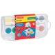 ACUARELE, 24 CULORI DETASABILE + 1 TUB ALB + PENSULA, HERLITZ