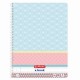 CAIET A4 80 FILE CU SPIRALA DICTANDO, MOTIV GRAPHIC PASTELS BLUE