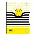 CAIET MY.BOOK FLEX A5 40F 80 GR DICTANDO COPERTA PP, SMILEY WORLD B Y STRIPES