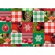 HARTIE IMPACHETAT 2MX70CM MOTIV COLAJ DE CRACIUN