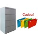 CLASIFICATOR METALIC DUBLU CU 4 SERTARE 840x610x1365 mm (LxlxH), ECO+, +CADOU!!! (20 DOSAR SUSPENDABIL ELBA Verticflex)