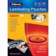 FOLIE LAMINARE 65x95 mm FELLOWES, 125 microni