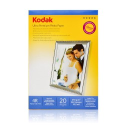 HARTIE FOTO KODAK, 270 g, 10x15cm, RC Ultra Premium glossy, 20 coli