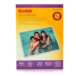 HARTIE FOTO KODAK, 200 g, A4 High Glossy, 20 coli