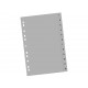 Index plastic 1-12