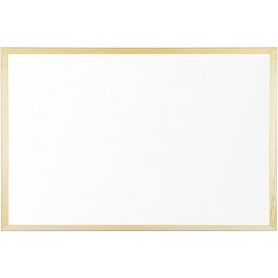 Whiteboard magnetic cu ramă din lemn 80 x 60 cm Bi-silque