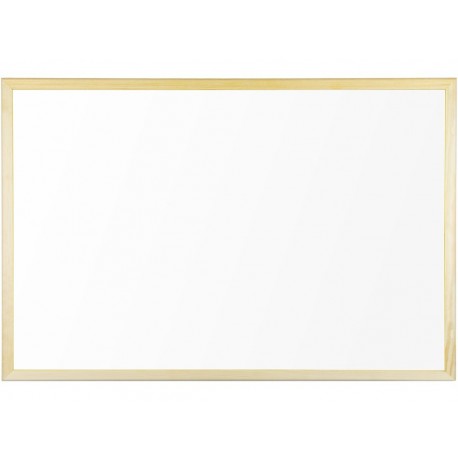 Whiteboard magnetic cu ramă din lemn 80 x 60 cm Bi-silque
