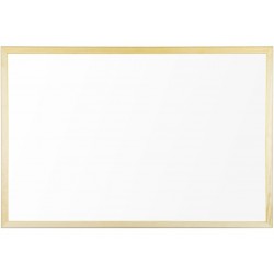 Whiteboard cu ramă din lemn 90 x 60 cm Bi-silque
